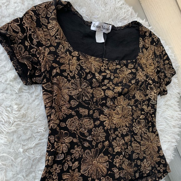 Vintage “Ronni Nicole by Ouida” evening blouse - Picture 8 of 8